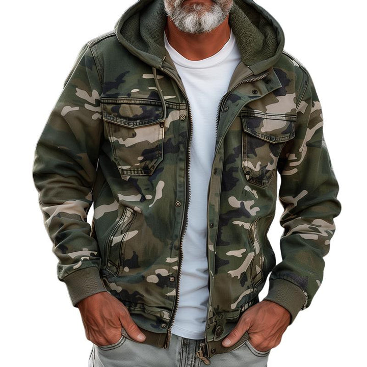 Cargojacke Herren | Kapuze & Viele Taschen