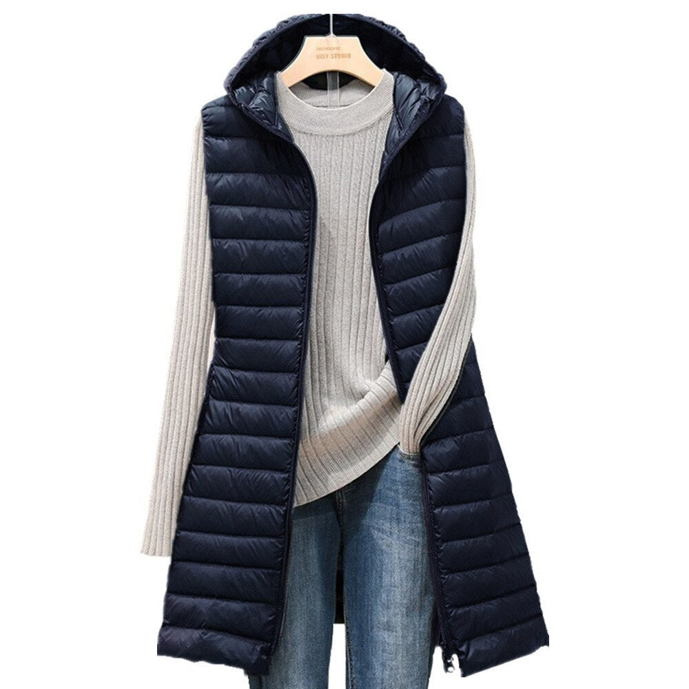 Carrie - Modische gesteppte Jacke mit Kapuze