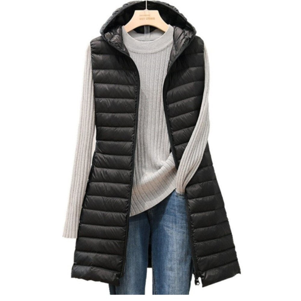 Carrie - Modische gesteppte Jacke mit Kapuze