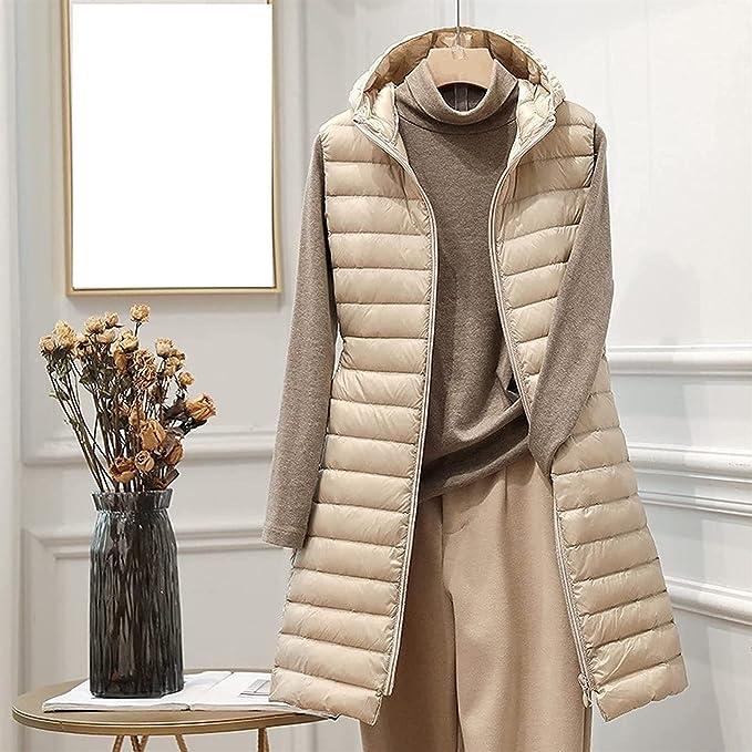 Carrie - Modische gesteppte Jacke mit Kapuze