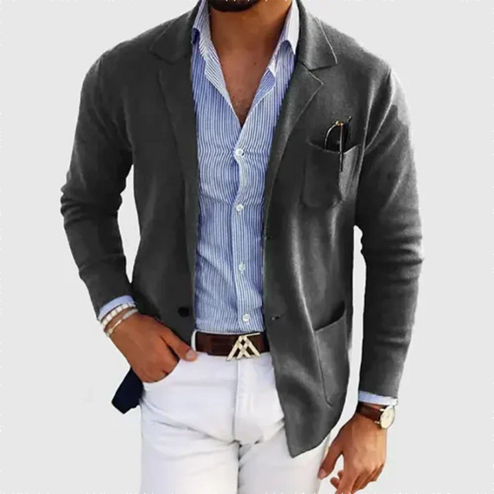 Herren-Blazer mit aufgesetzten Taschen