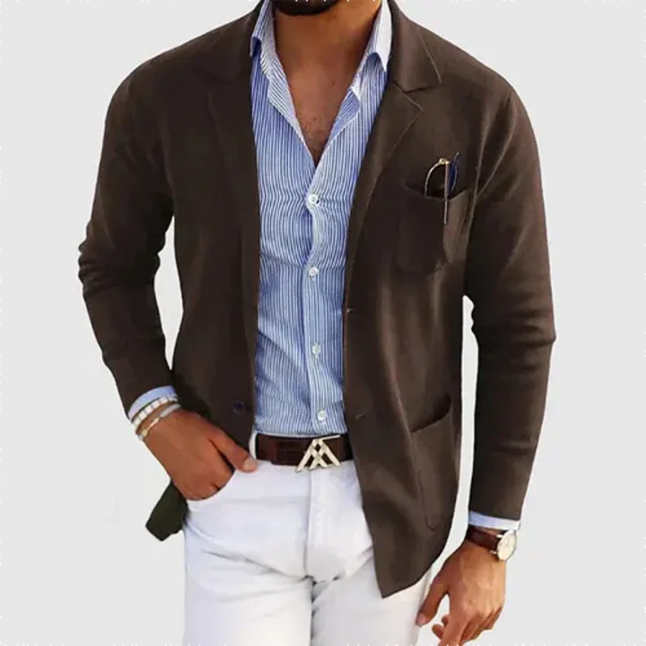 Herren-Blazer mit aufgesetzten Taschen