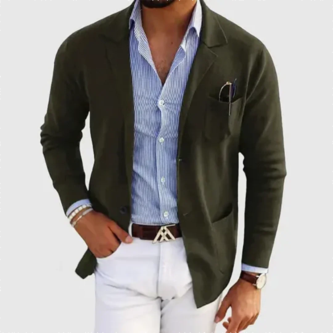 Herren-Blazer mit aufgesetzten Taschen