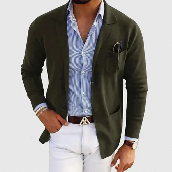 Herren-Blazer mit aufgesetzten Taschen