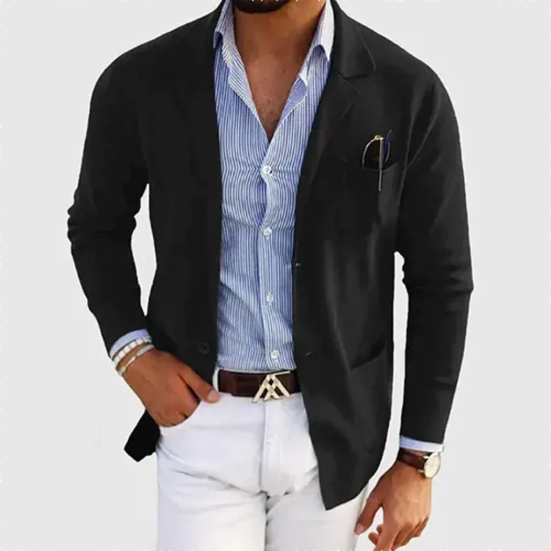 Herren-Blazer mit aufgesetzten Taschen