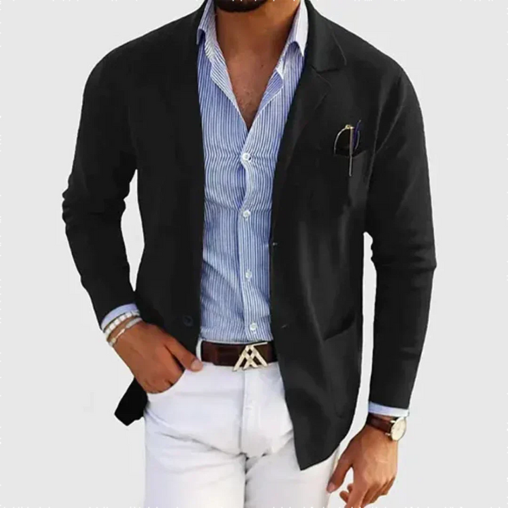 Herren-Blazer mit aufgesetzten Taschen