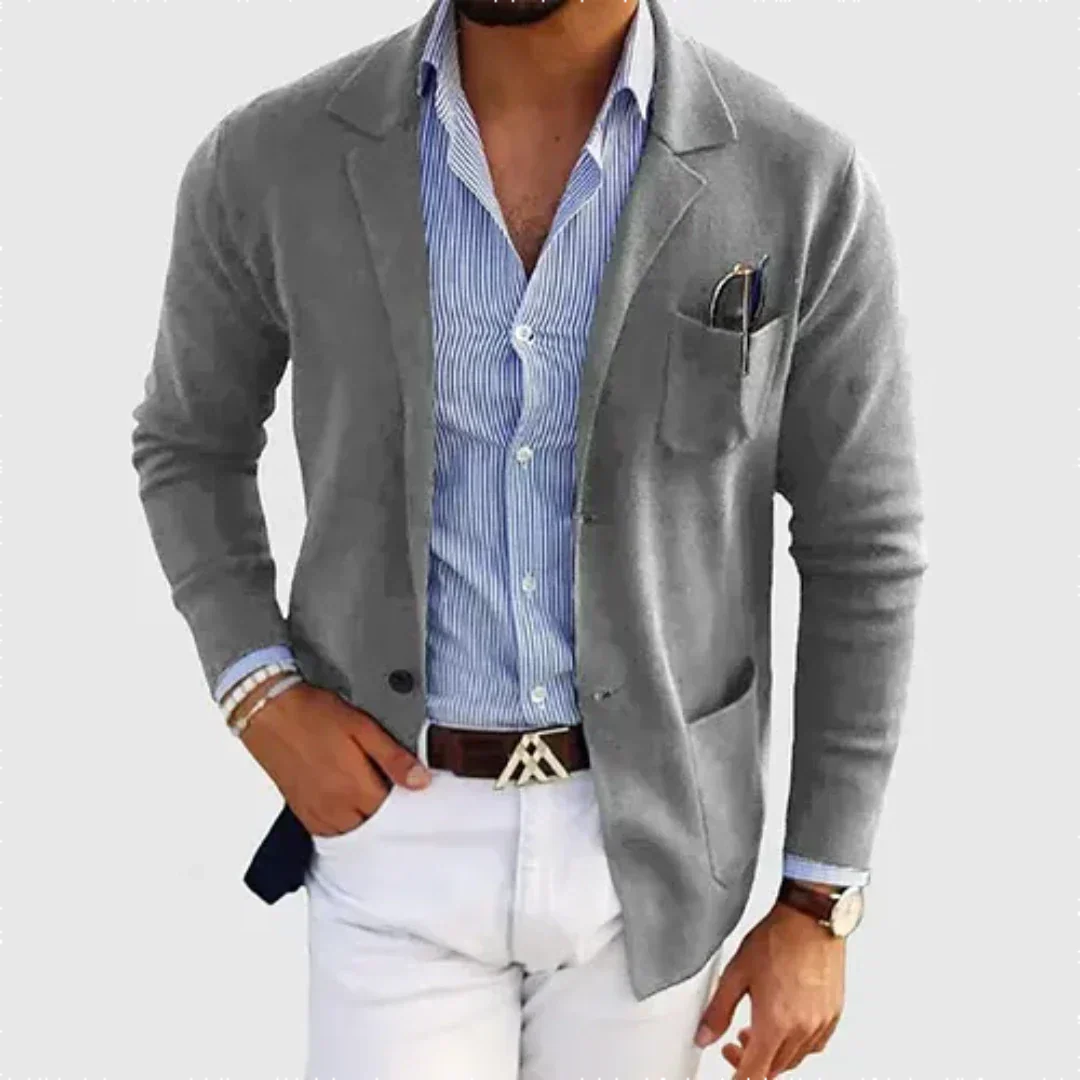 Herren-Blazer mit aufgesetzten Taschen