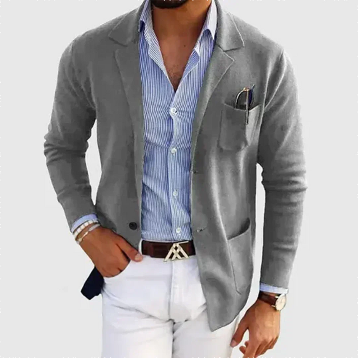 Herren-Blazer mit aufgesetzten Taschen