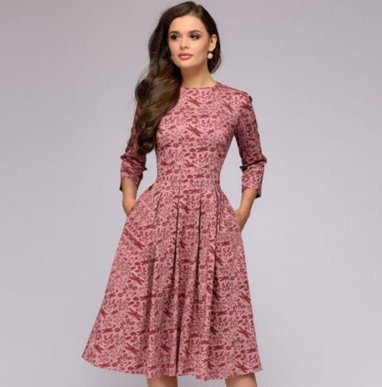 Cassie - Zeitlos Elegantes Damenkleid für Stilvolle Events