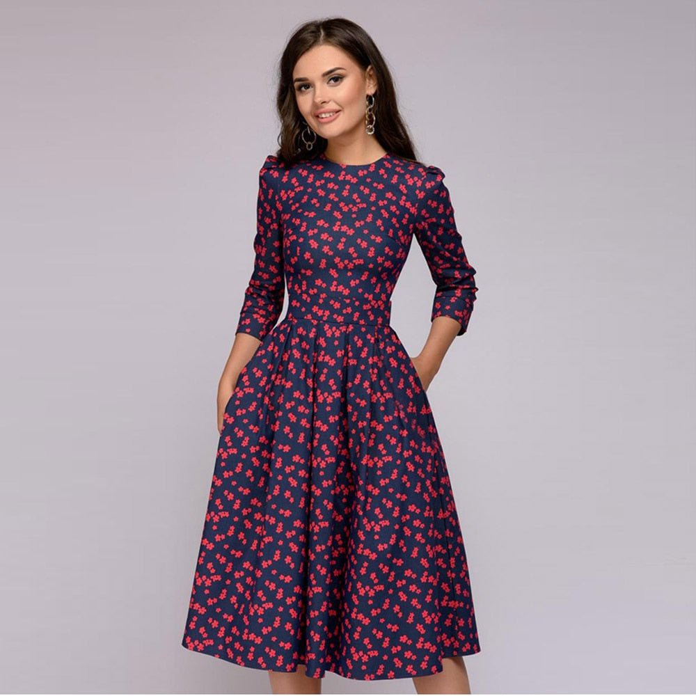 Cassie - Zeitlos Elegantes Damenkleid für Stilvolle Events
