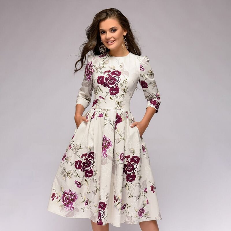 Cassie - Zeitlos Elegantes Damenkleid für Stilvolle Events
