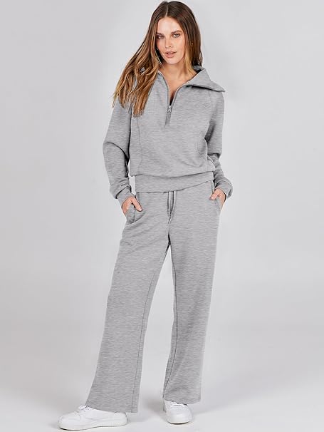 Catty - Kuscheliger lockerer Winterpullover und Hose