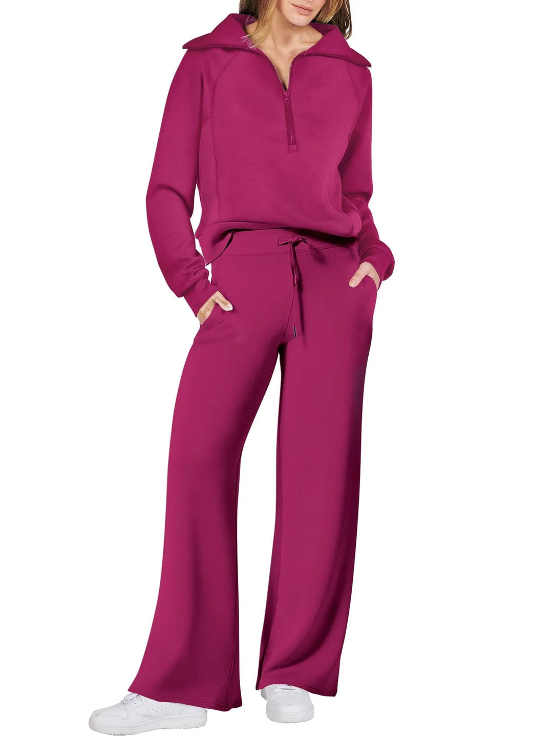 Catty - Kuscheliger lockerer Winterpullover und Hose