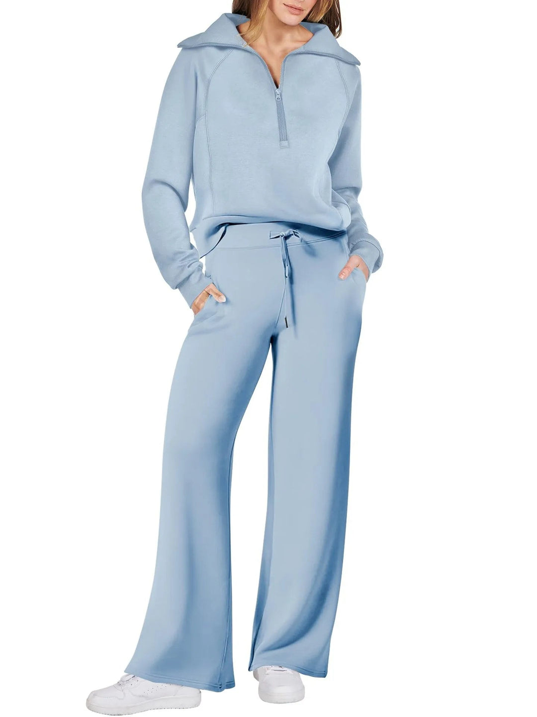 Catty - Kuscheliger lockerer Winterpullover und Hose