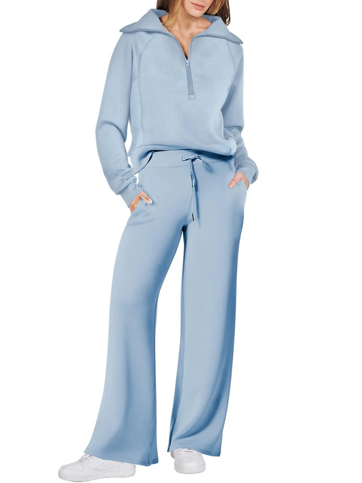 Catty - Kuscheliger lockerer Winterpullover und Hose
