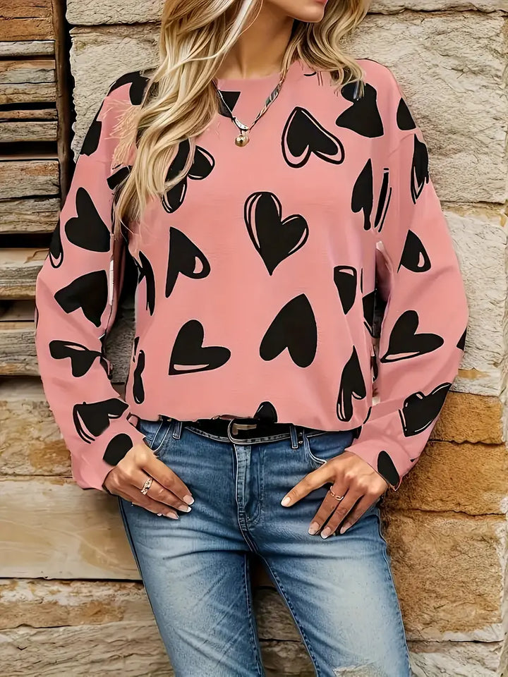 Charlize - Schicker Pullover mit Rundhalsausschnitt von Chic Heartbeat
