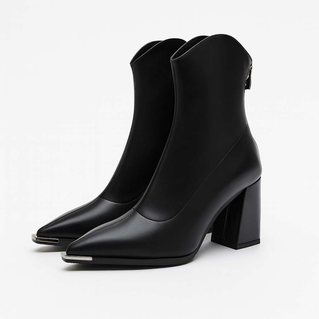Merle – Chrome Tip Chelsea Leather Boot - Image 1