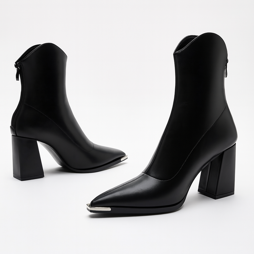 Merle – Chrome Tip Chelsea Leather Boot - Image 2