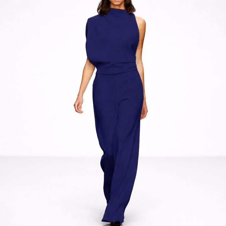Serena – Damen Elegantes Zweiteiliges Set mit Ärmellosem Top und Stoffhose