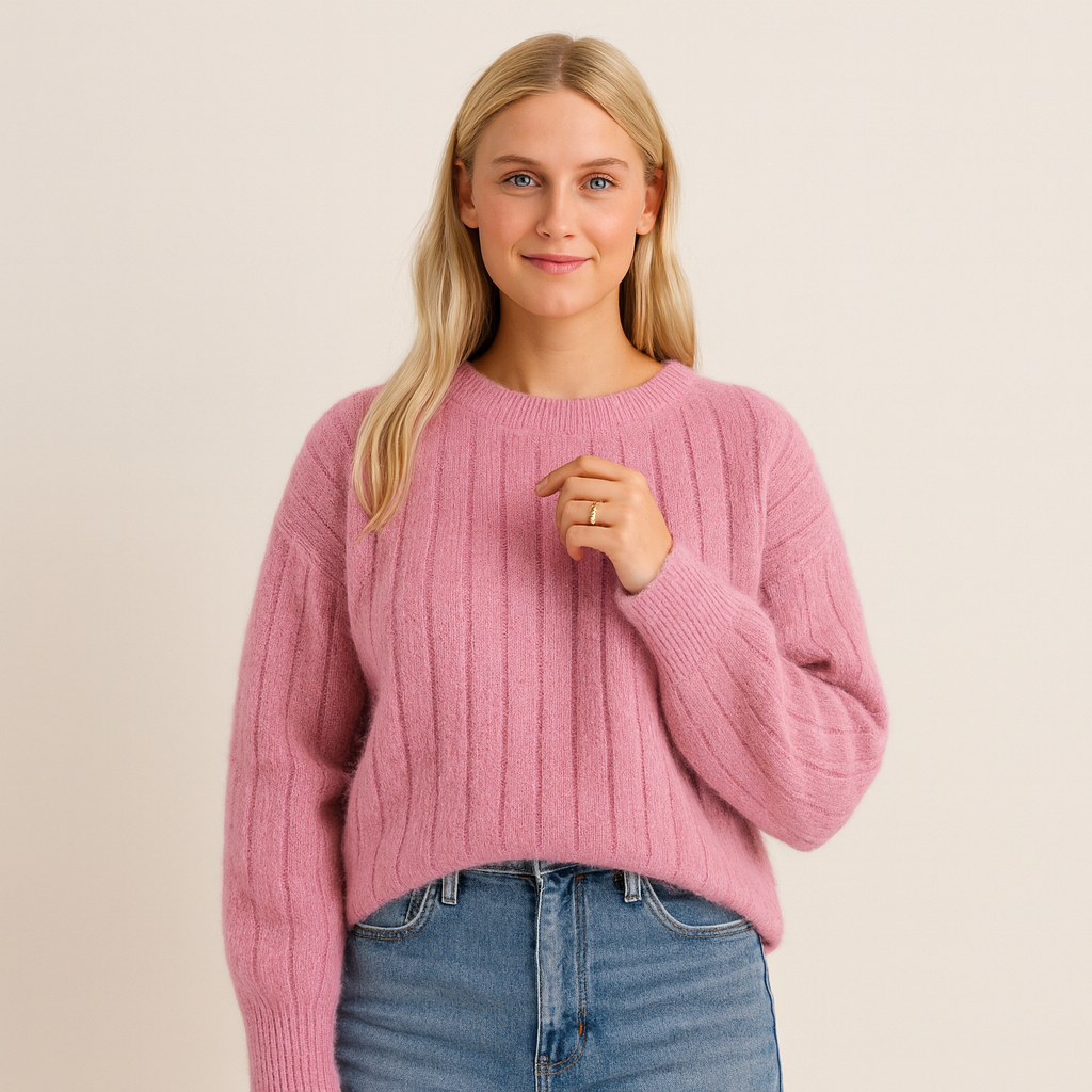 Charlotte | Damen Winter Moderner Strickpullover