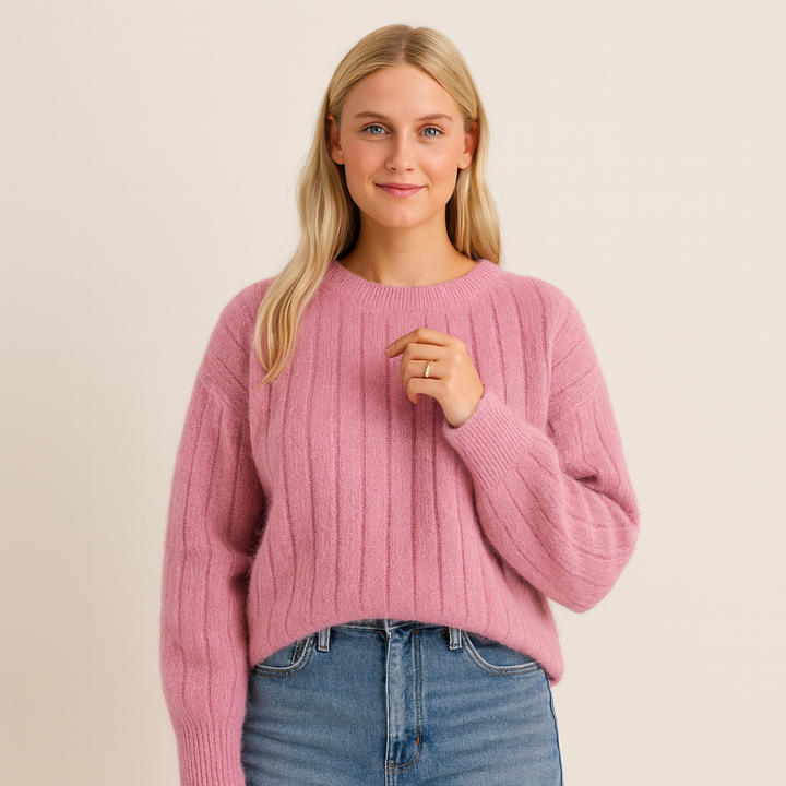 Charlotte | Damen Winter Moderner Strickpullover