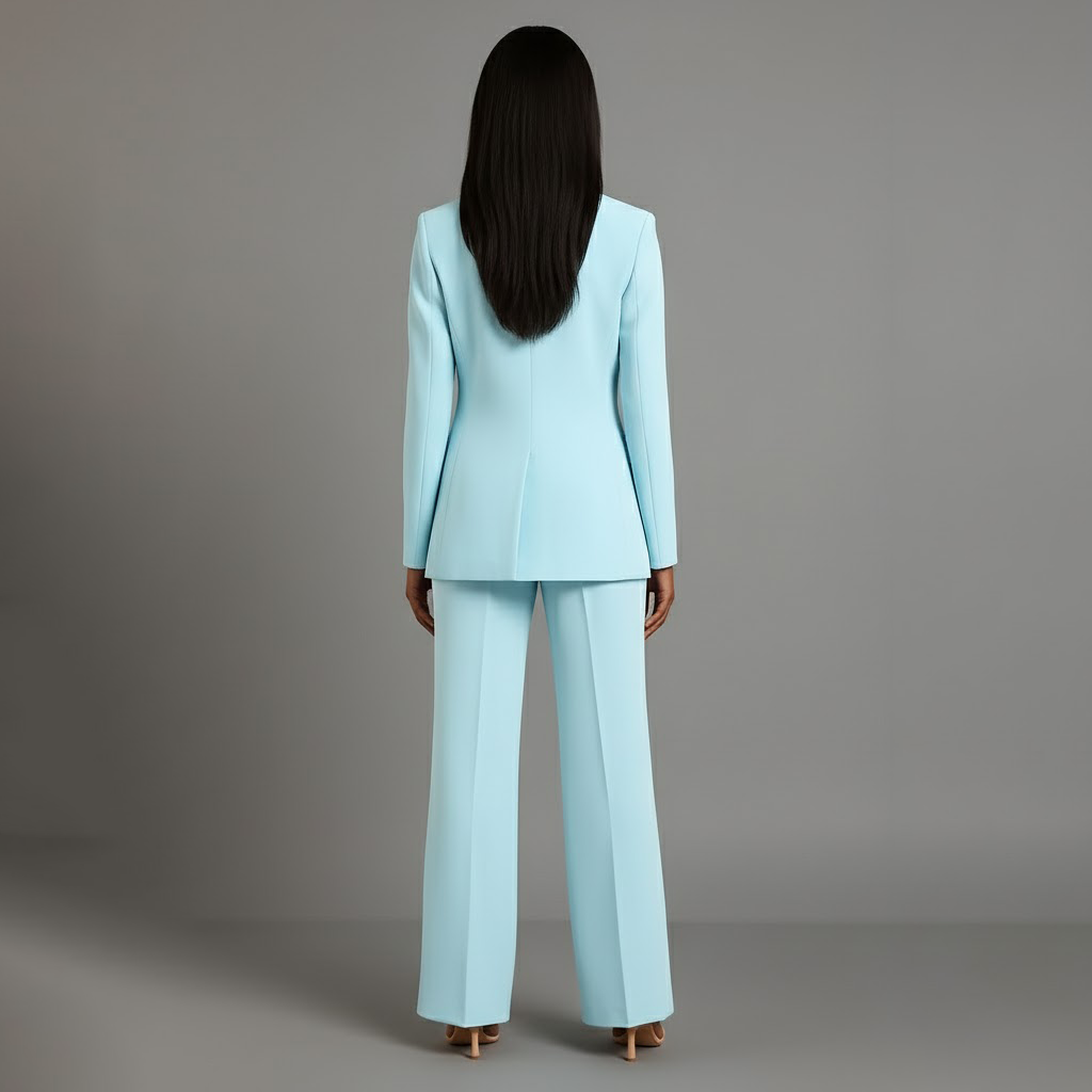 Formeller Blazer-Hosenanzug für Damen