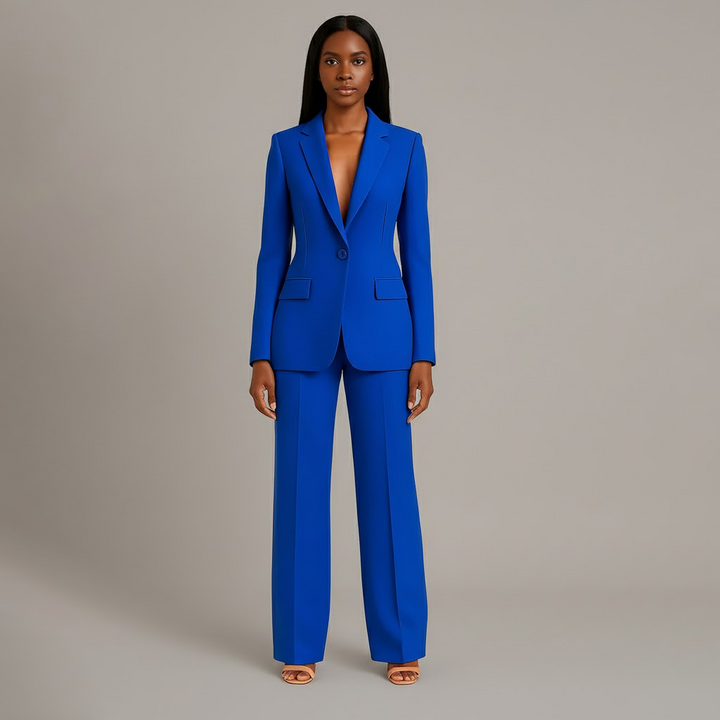 Formeller Blazer-Hosenanzug für Damen