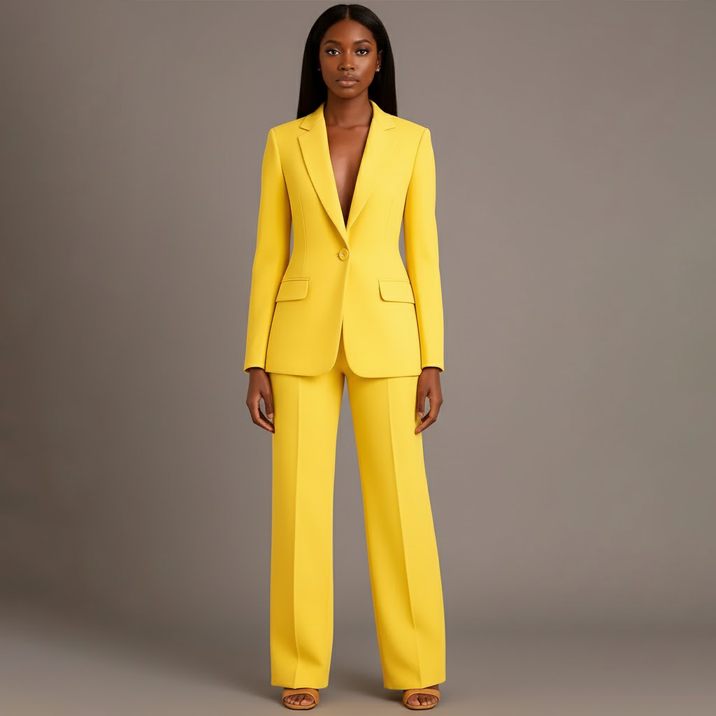 Formeller Blazer-Hosenanzug für Damen