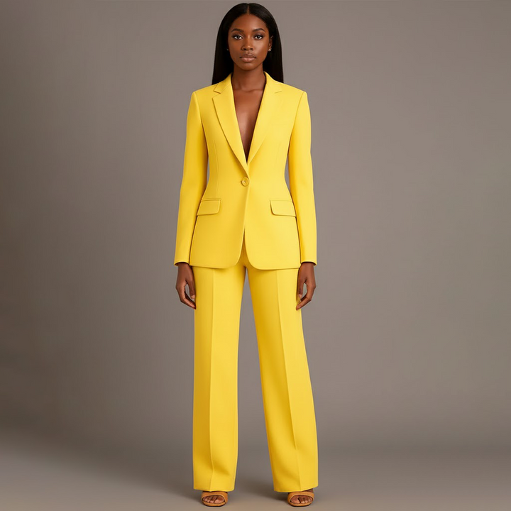 Formeller Blazer-Hosenanzug für Damen