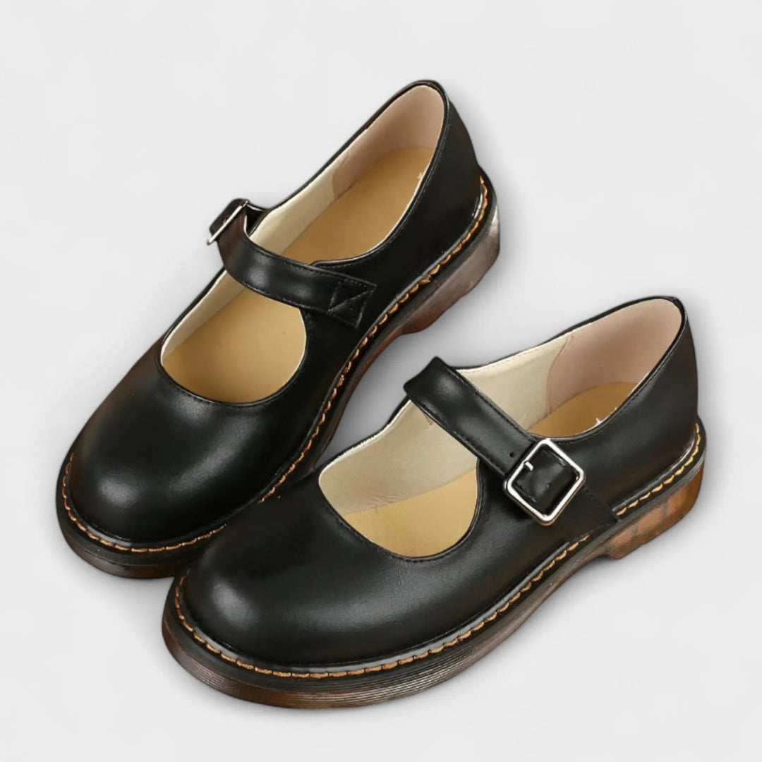 Damen Mary Jane Slipper | Schnallenverschluss