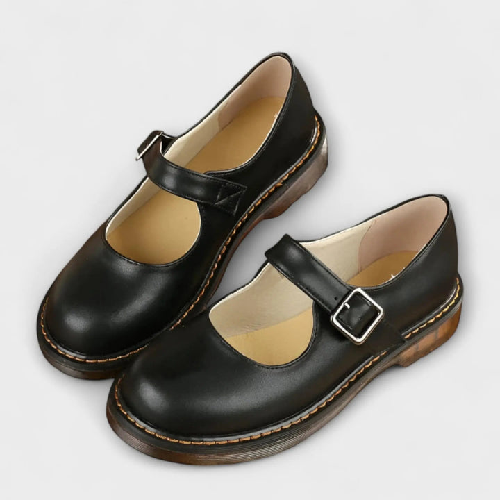 Damen Mary Jane Slipper | Schnallenverschluss