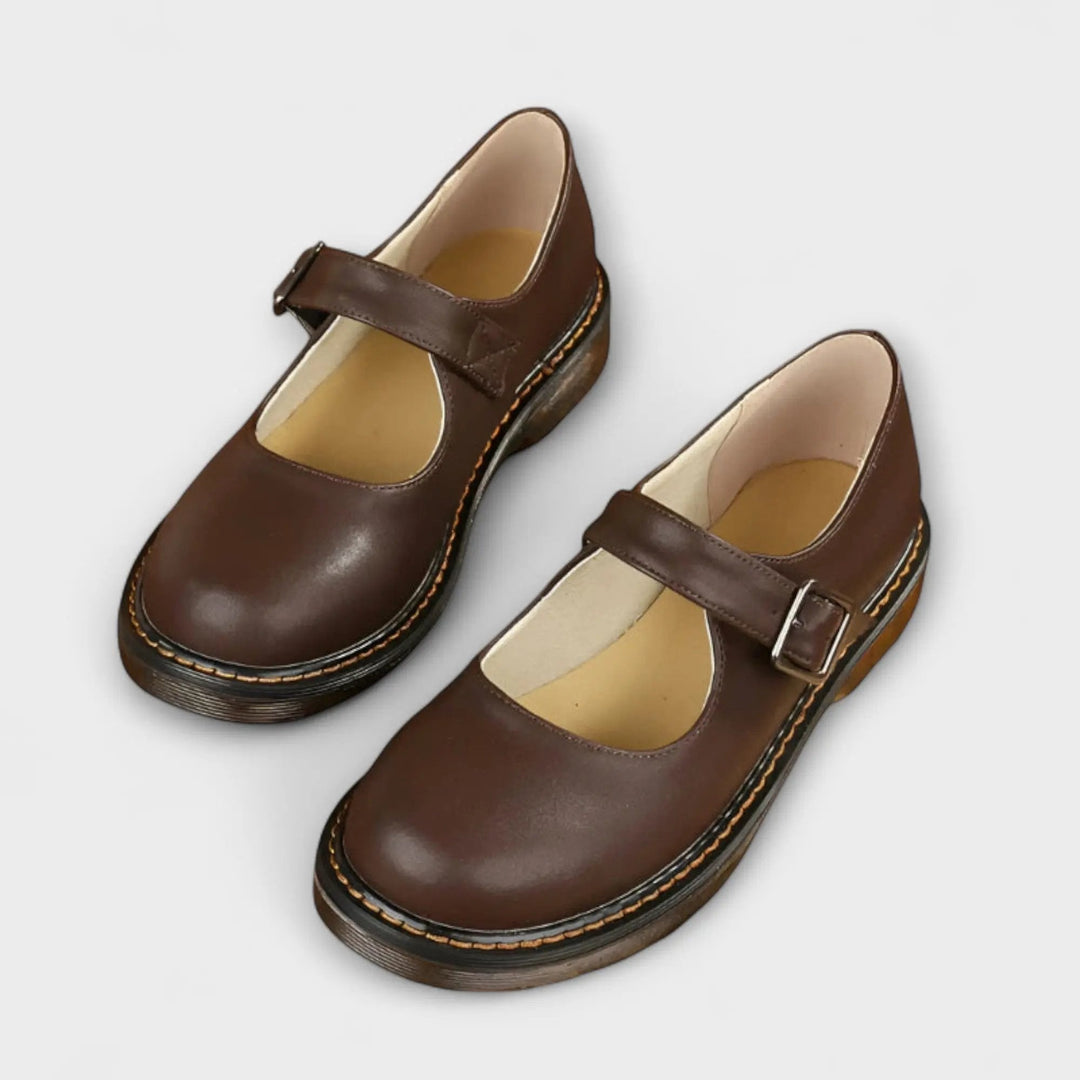 Damen Mary Jane Slipper | Schnallenverschluss