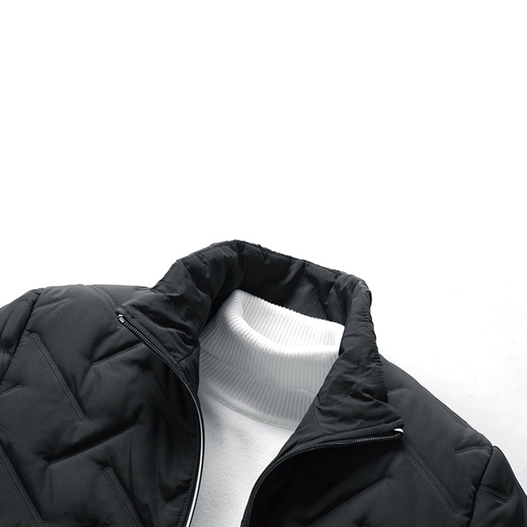 Steppjacke für Herren mit Stehkragen