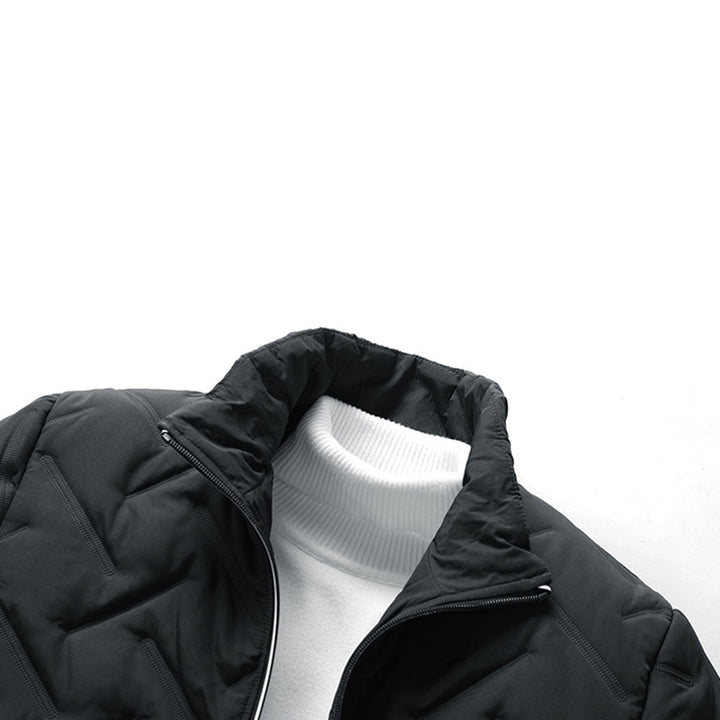 Steppjacke für Herren mit Stehkragen