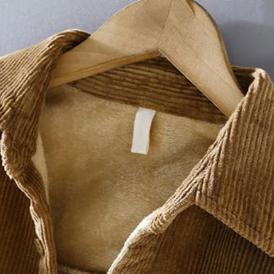 Cordjacke Herren mit Knopfleiste