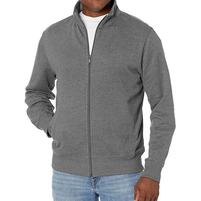 Trackjacke mit Reißverschluss | Schmaler Schnitt und Stehkragen