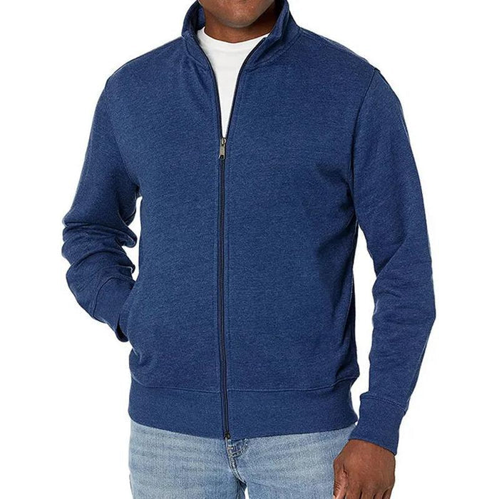 Trackjacke mit Reißverschluss | Schmaler Schnitt und Stehkragen