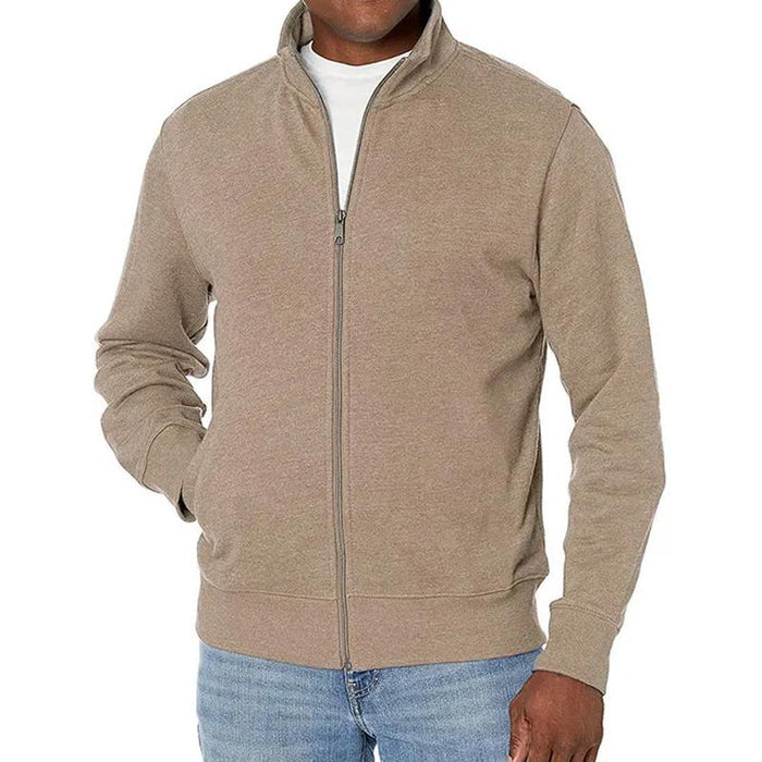 Trackjacke mit Reißverschluss | Schmaler Schnitt und Stehkragen