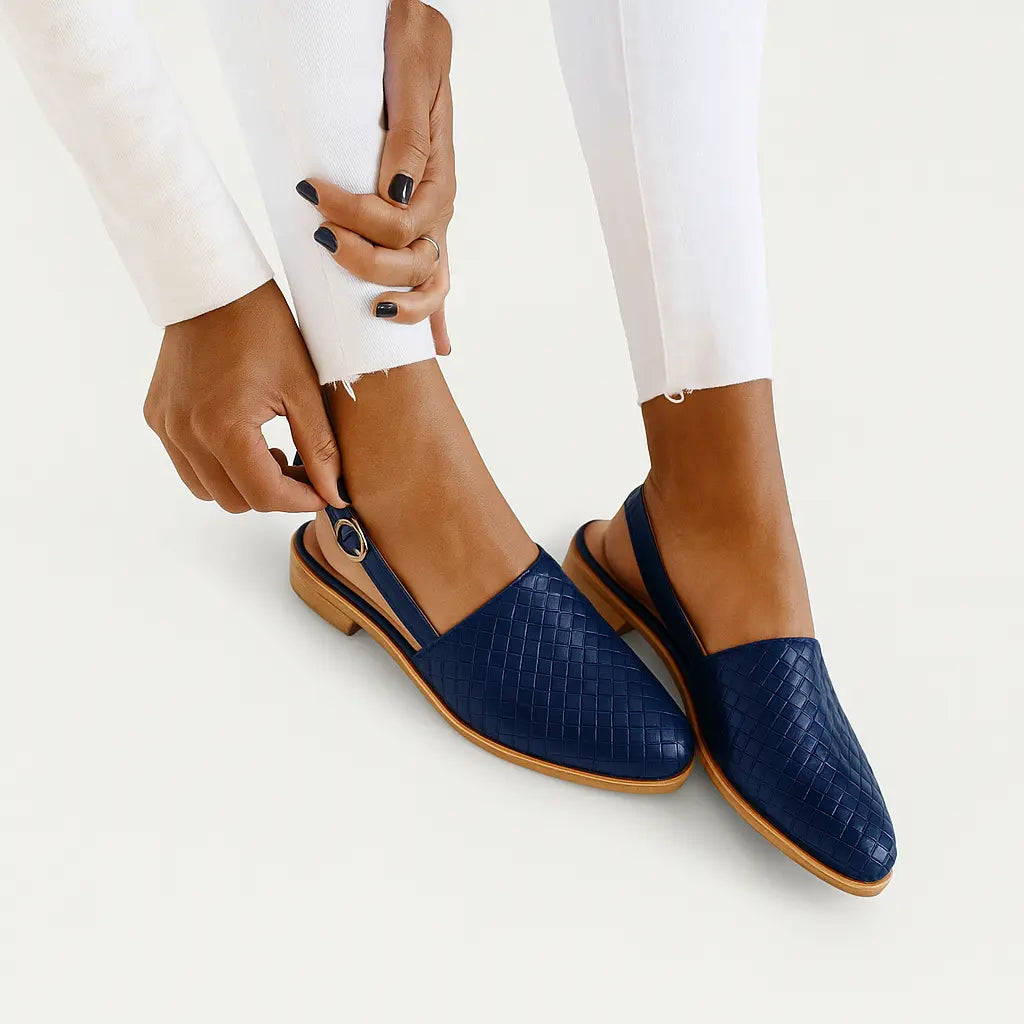 Anna – Orthopädische Damen Slingback Slipper
