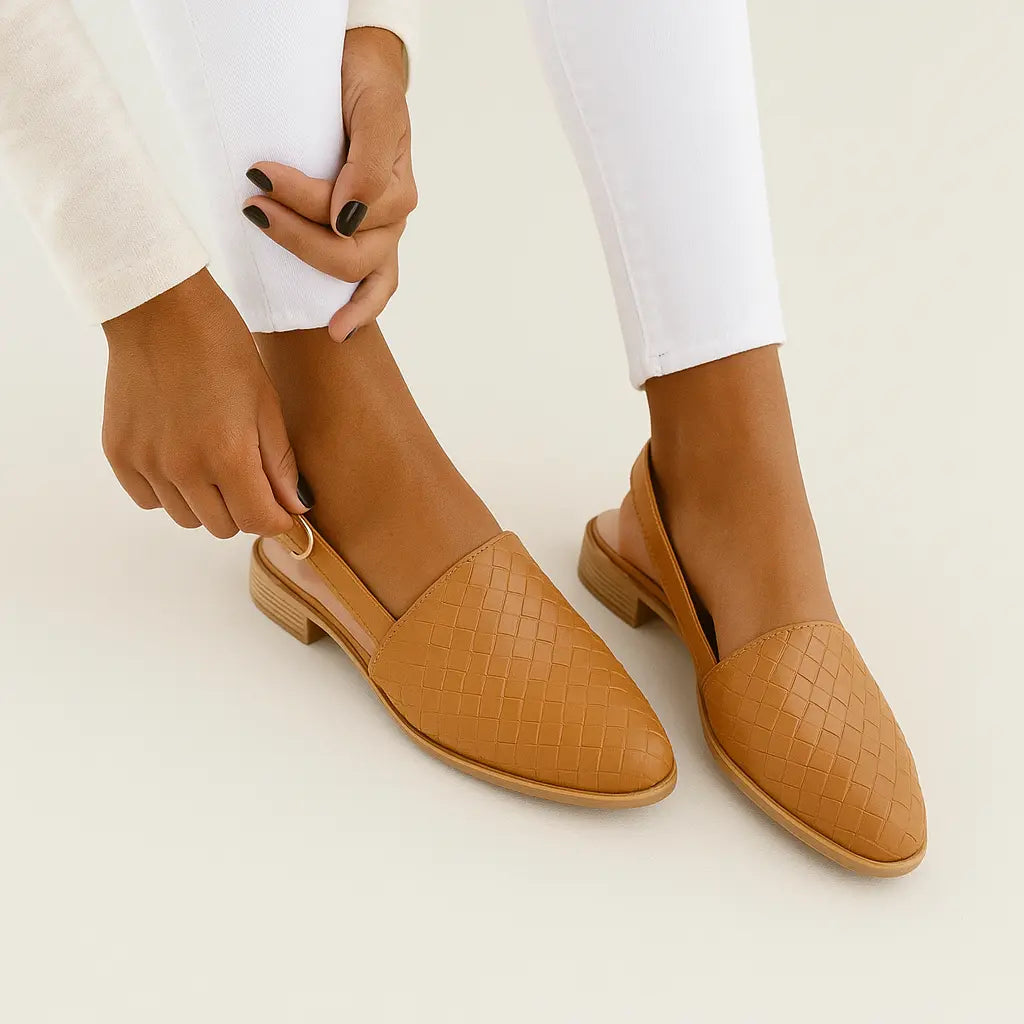 Anna – Orthopädische Damen Slingback Slipper