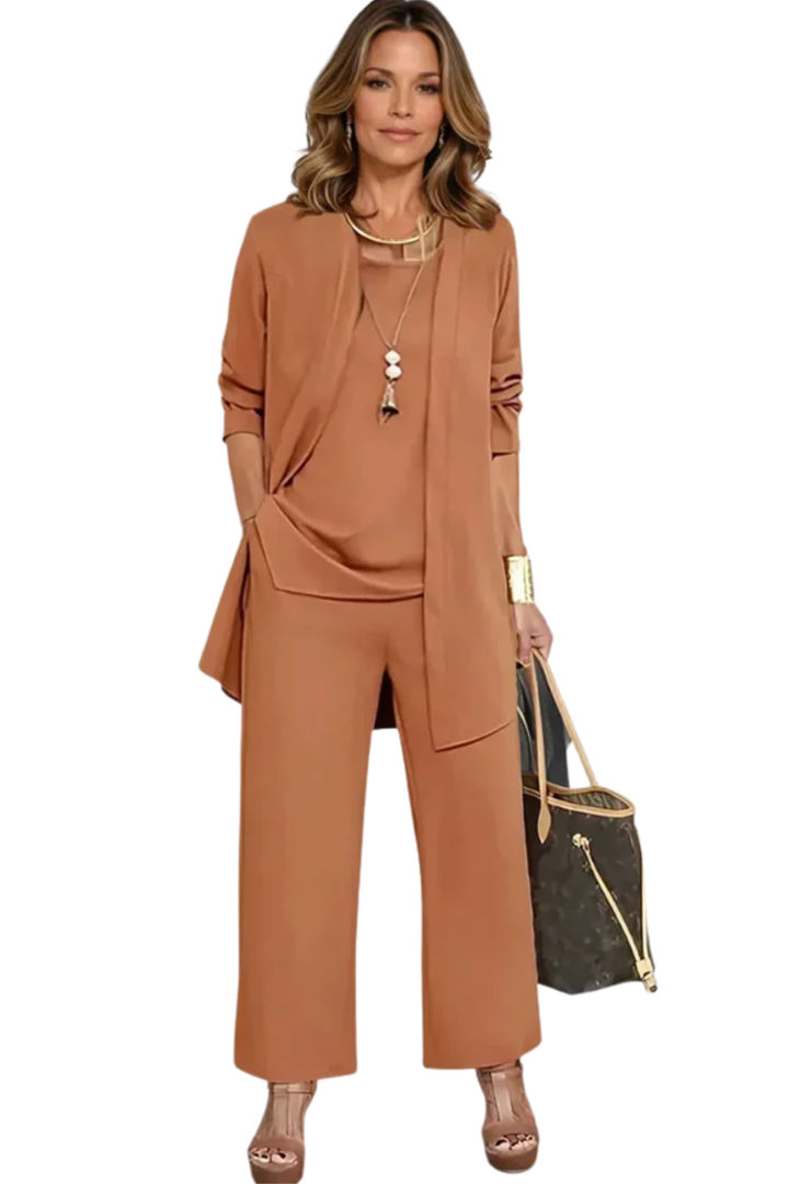 Waverly | Elegantes 3-teiliges Damen-Kleiderset
