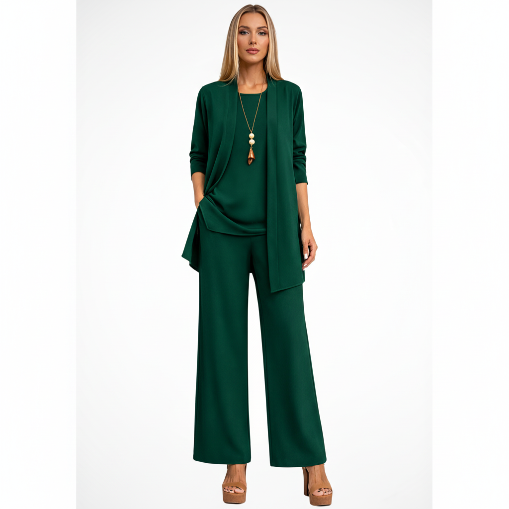 Waverly | Elegantes 3-teiliges Damen-Kleiderset