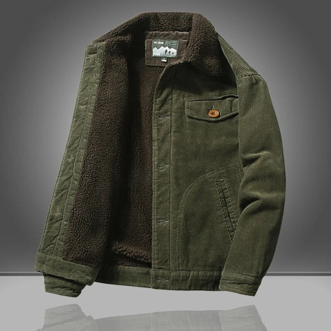 Cordjacke Herren | Gefütterte Wärme & Praktische Taschen