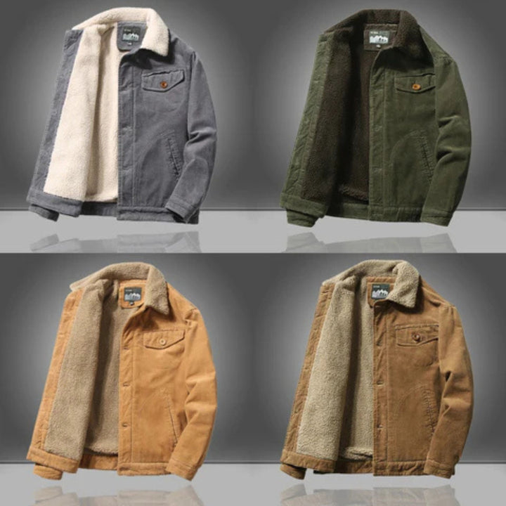 Cordjacke Herren | Gefütterte Wärme & Praktische Taschen
