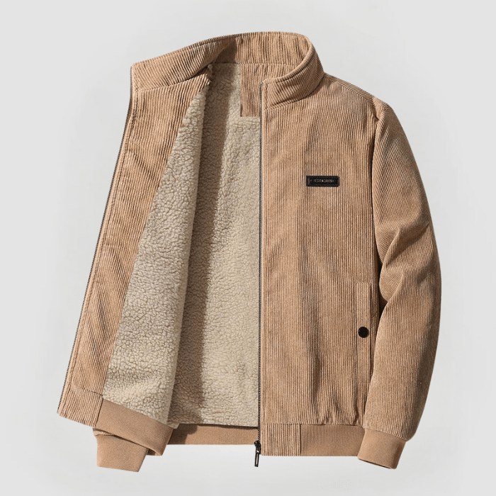 Cordjacke Herren | Wärmendes Innenfutter & Stehkragen-Komfort