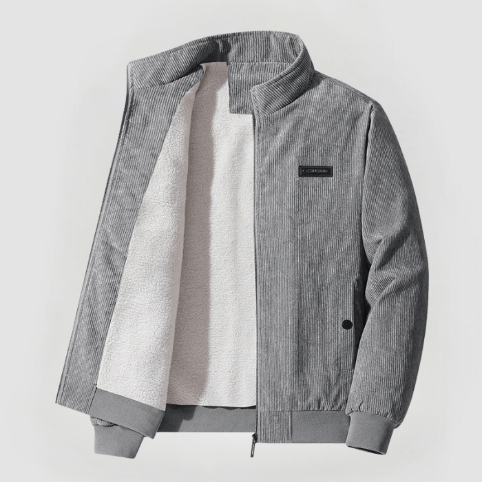 Cordjacke Herren | Wärmendes Innenfutter & Stehkragen-Komfort