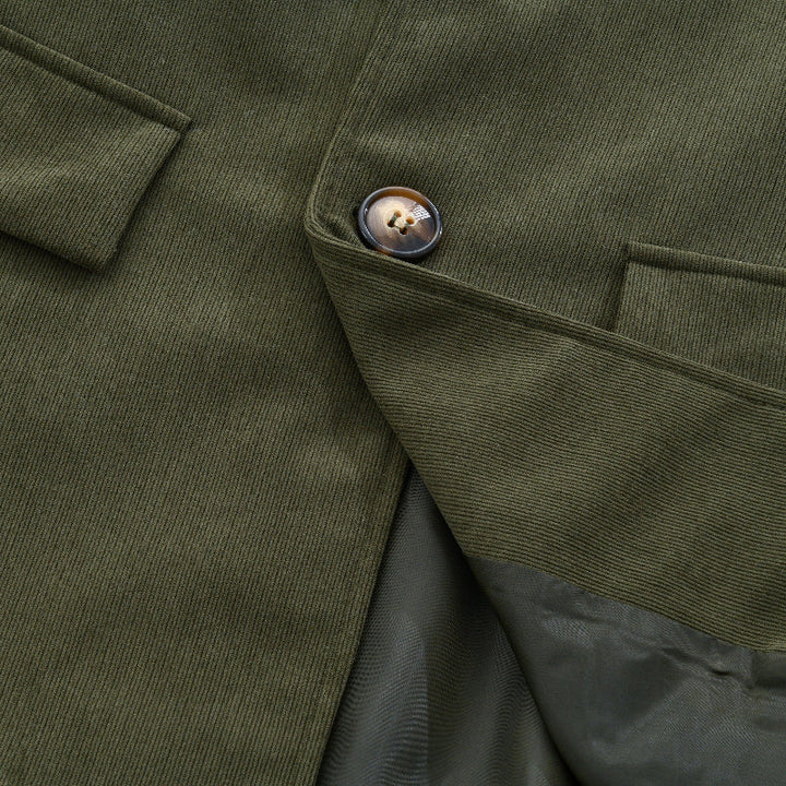 Winterjacke Kurzmantel Mit Stehkragen | Einreihig Mit Knöpfen