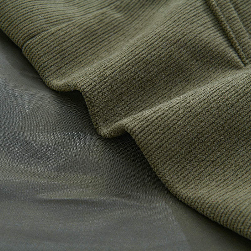 Winterjacke Kurzmantel Mit Stehkragen | Einreihig Mit Knöpfen