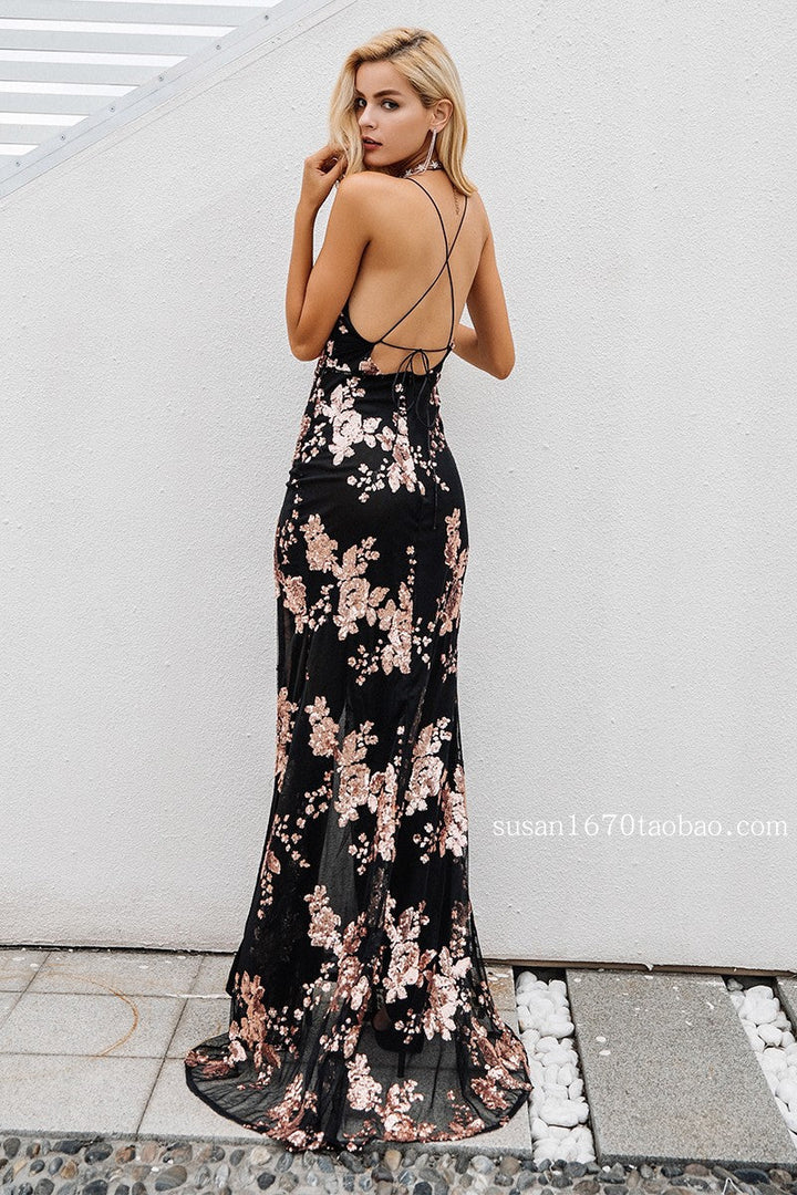 Damen Abend Maxi Kleid - Cassidy