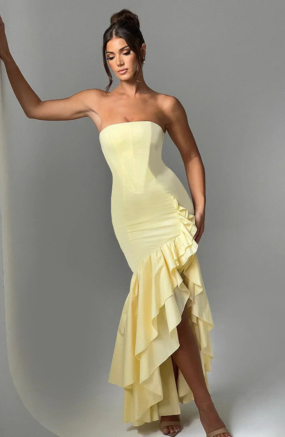 Damen Ärmelloses Maxi Kleid - Nina